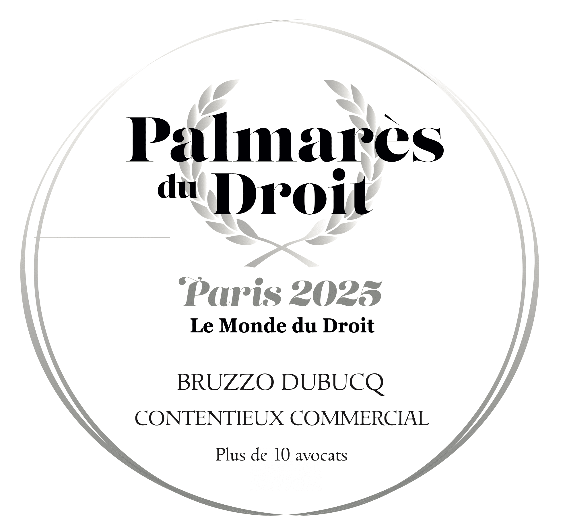 Palmarès du Droit 2025: Silver Trophy, Commercial litigation