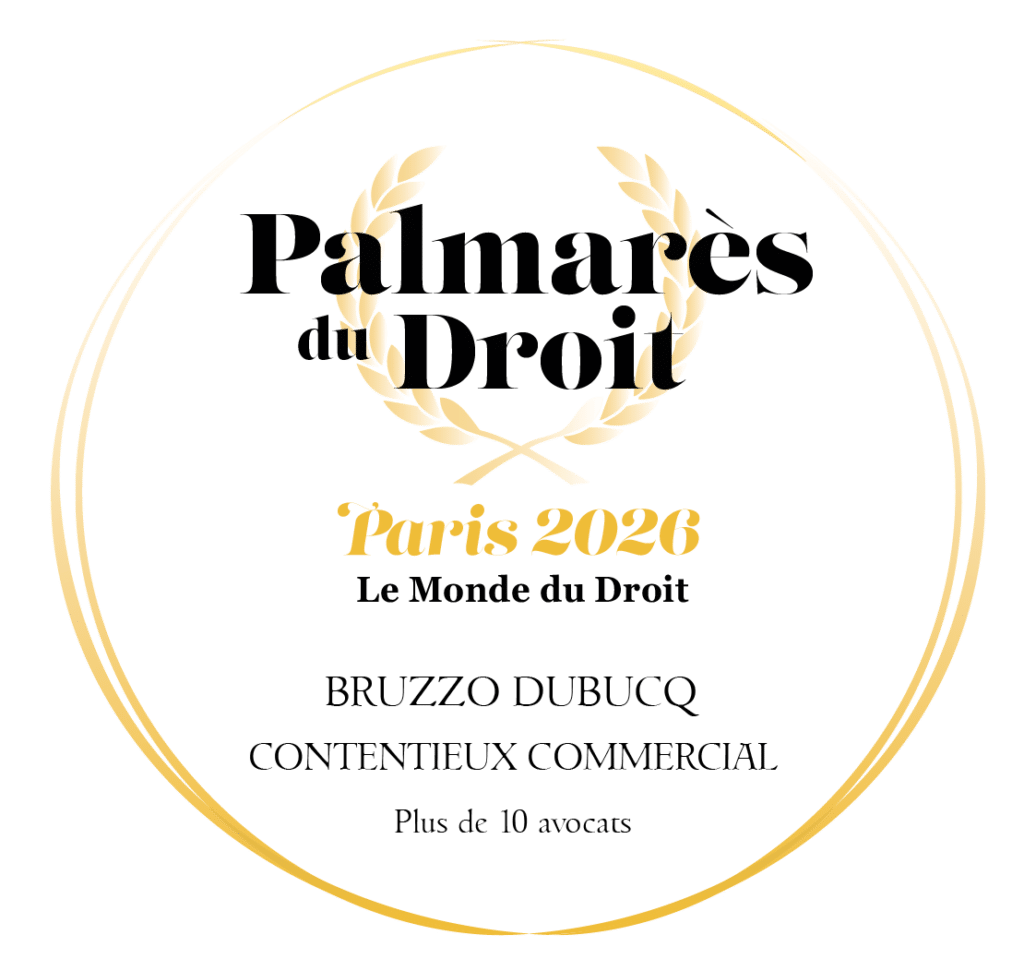 Palmarès du Droit 2026 – Trophée Or – Contentieux commercial