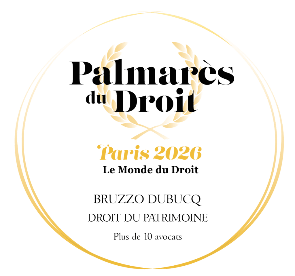 Palmarès du Droit 2026 – Trophée Or – Droit du patrimoine